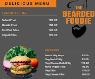 The Bearded Foodie menu 1