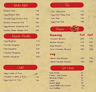 Calcutta Rolls menu 7