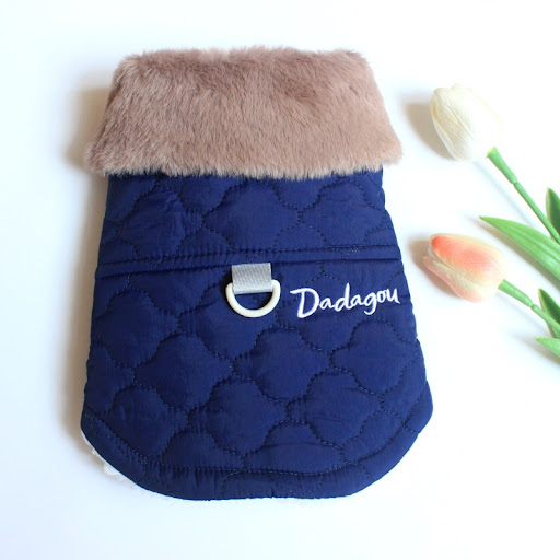 Title 6, Thickened Vest for Cat Puppy Pet in Winter Warm...