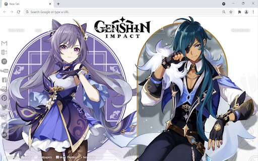 Genshin Impact Wallpaper New Tab