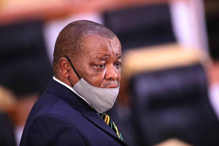 ANC chairperson Gwede Mantashe dismissed calls for health minister Zweli Mkhize to be relinquished of his position until the Special Investigating Unit has completed its probe of the Digital Vibes scandal. File image.