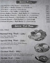 Sindhi's Chicken menu 2