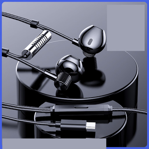 Title 4, Wired In-ear Headset with Dual Microphone Sound...
