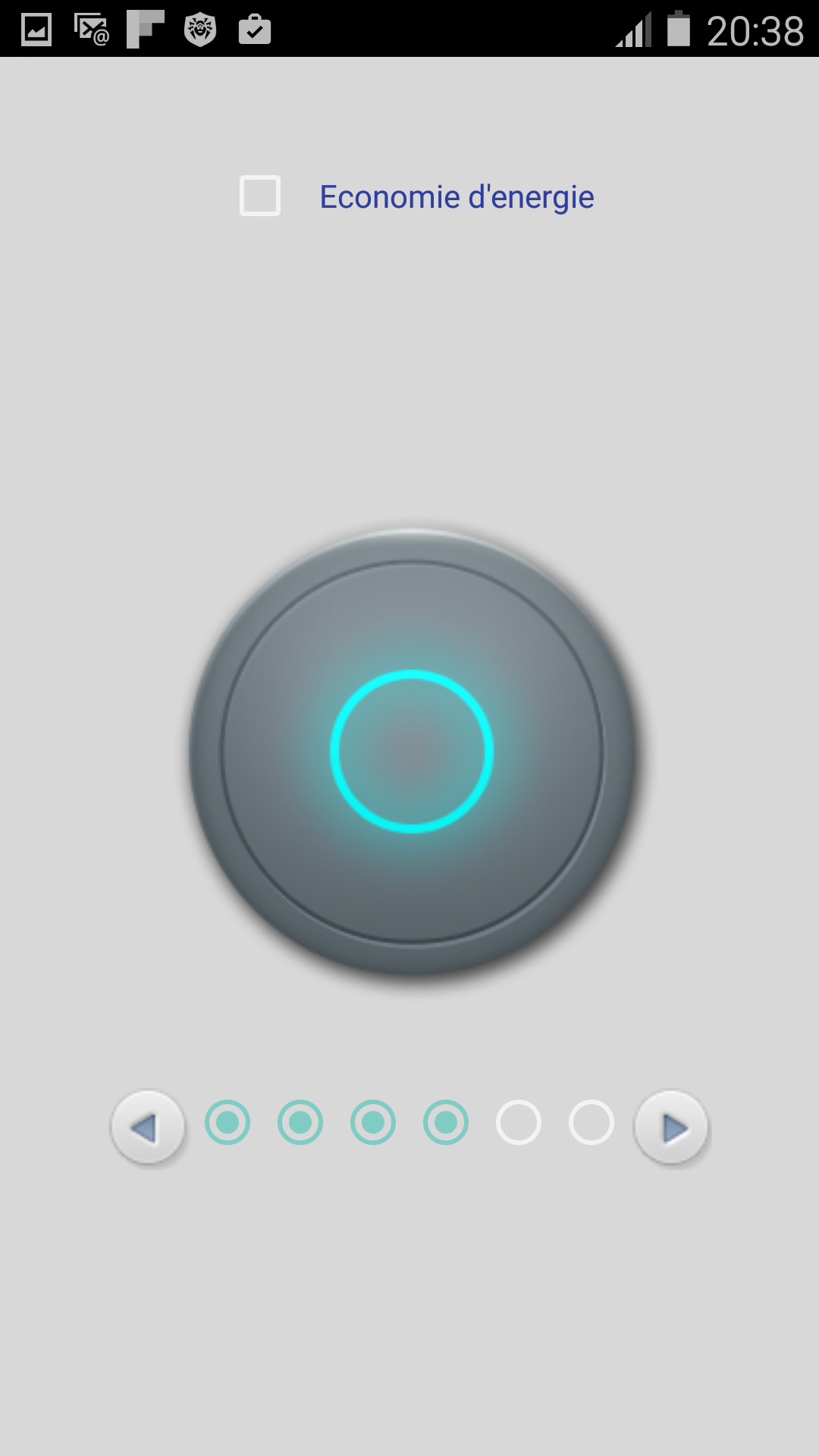 Android application Eco Flashlight screenshort