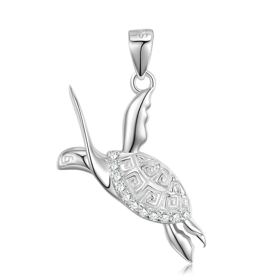 Collier tortue femme Style polyvalent S925 Argent Sterling Chaîne de cou et pull Bijoux Un bijou délicat pour un style intemporel et féminin.