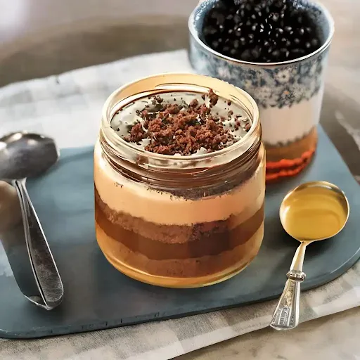 Eggless Death By Chocolate Jar Cake