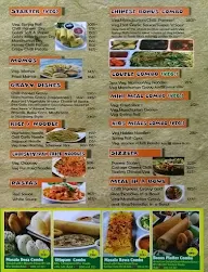 Dosa n Chinese menu 2