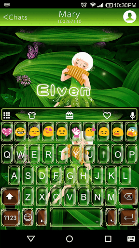 Elven Emoji Keyboard Theme