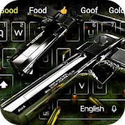 Cool Guns and bullets keyboard theme  Icon