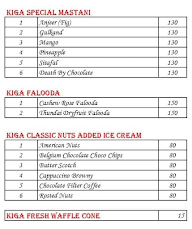 NIC ICE Creams menu 3