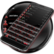 Dialer FrameBlack Red Theme  Icon