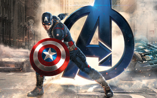 Captain America Wallpaper New Tab