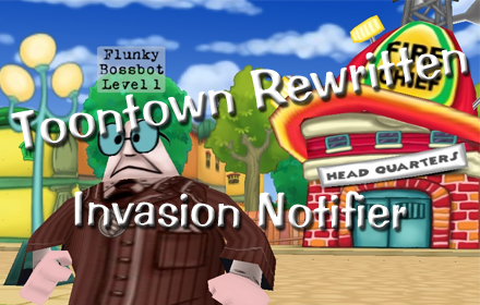 Toontown Rewritten Invasion Notifier small promo image