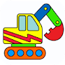 Construction Vehicles Coloring icon