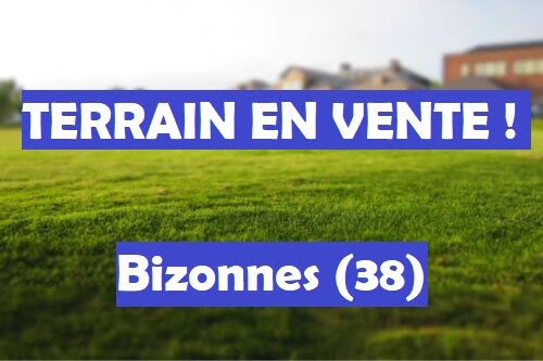 Vente terrain  505 m² à Bizonnes (38690), 55 000 €