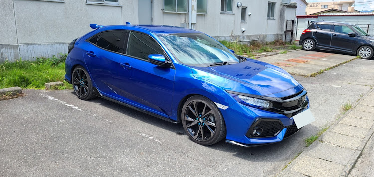シビックの岩手県・シビック・fk7・洗車・バイクに関するカスタム事例の投稿画像1枚目