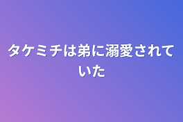 タケミチは弟に溺愛されていた