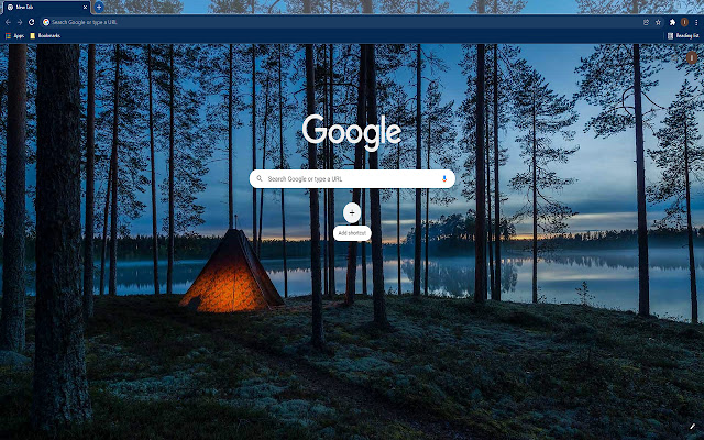 Wilderness Blues HD Wallpaper Theme chrome extension