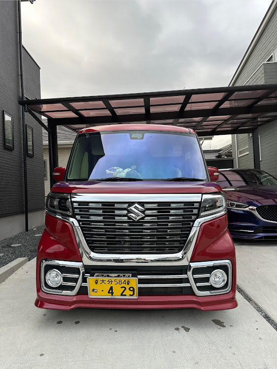 アテンザのスペーシアカスタムMK53S・ラパンhe22s・コラボありがとうございました・うんち・ヘッドライトスモークに関するカスタム事例の投稿画像13枚目