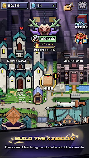 Infinite Knights - Turn-Based RPG APK MOD – Pièces Illimitées (Astuce) screenshots hack proof 2