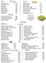 Chilly's menu 1