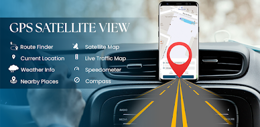 GPS Navigation: Satellite Map