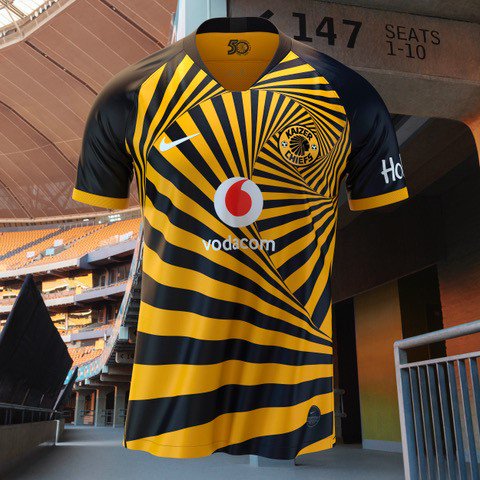 The Kaizer Chiefs home jersey for the 2019/20 season.