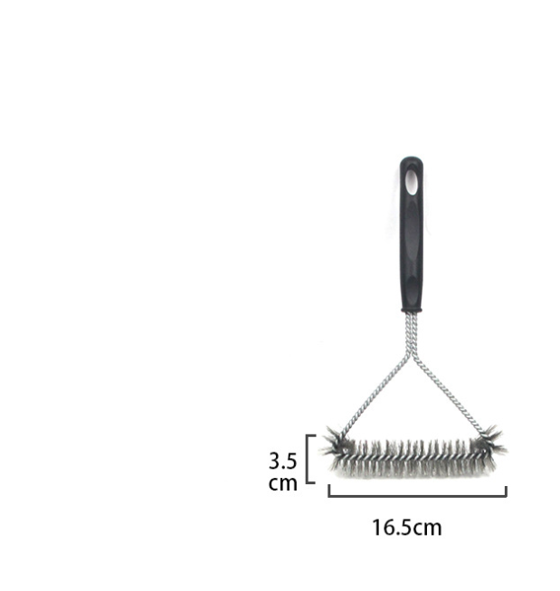 12 inch stainless steel curl cleaning brush BBQ grill brush, a professional wire brush for deep BBQ grill cleaning, dura