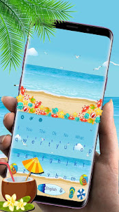 3D Summer Beach DP Gravity Keyboard Theme(圖1)-速報App