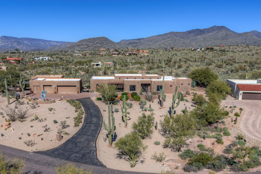 Modern house in desert landscape in this luxury house for sale in Carefree ($1,995,000)