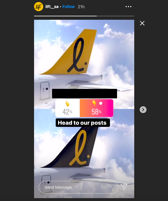 LIFT Airline is asking for help in choosing a logo.