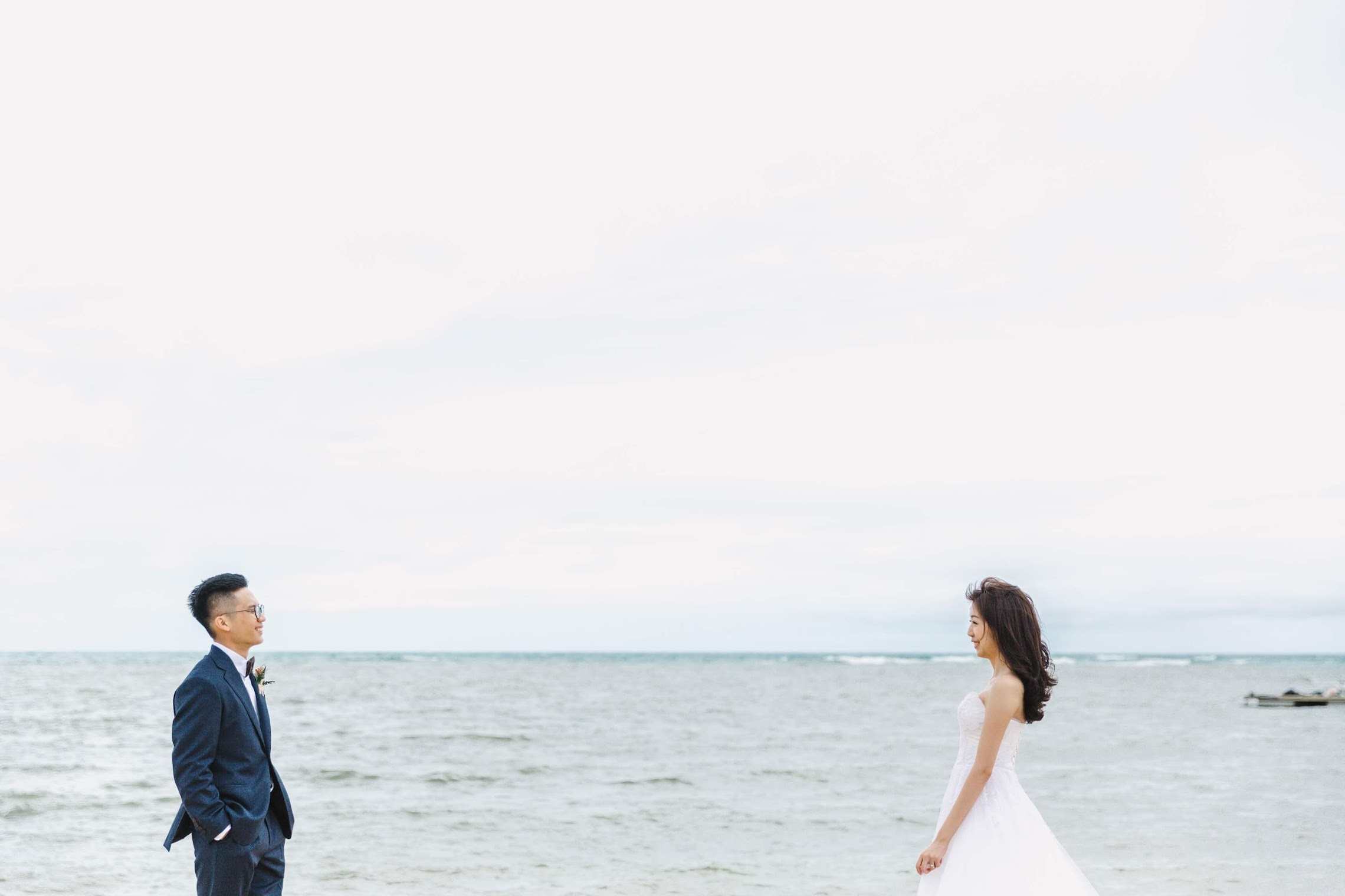 在沖繩 的 萬豪酒店 舉行陽光正好的美式 婚禮 ,是每位新娘夢寐以求的海外婚禮樣式 - amazing Grace婚攝