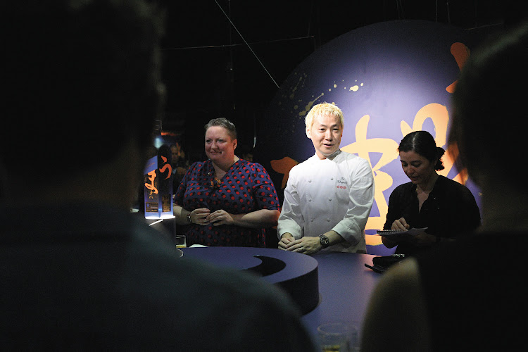 Dr Emma Walker & chef Kei Kobayashi.