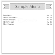 Hotel Sarathy menu 1