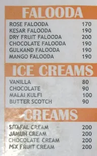 Falahaar menu 2