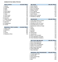 Bombaysthan menu 2