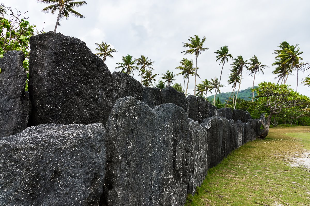 Таити-3. Древние развалины на Huahine 