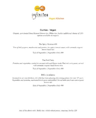 Vegan Kitchen - By Infinitea menu 6