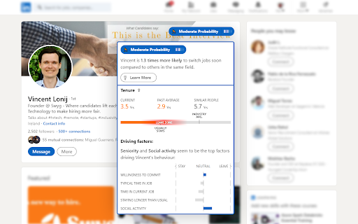 NextHop - LinkedIn Profile Insights (by Swyg)