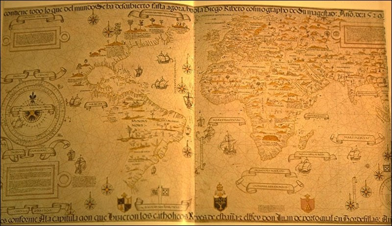 A evolução do mapa mundi