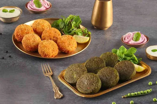 Dahi Labneh Kebab (6 Pcs) & Hara Bhara Kebab (6 Pcs) Combo