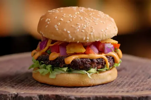 Nachos And Cheese Burger