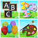 ABC,numbers & colors icon