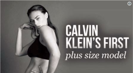 Calvin Klein's 'plus-size rubs up the wrong way...