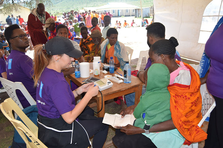 Team from Life Care International at 2019 Maasai Mara medical camp.