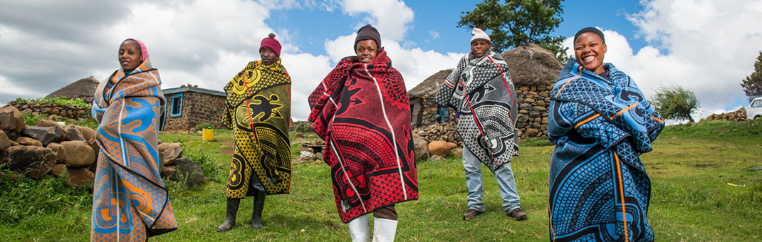 Louis Vuitton's latest Basotho Blanket Inspired Range