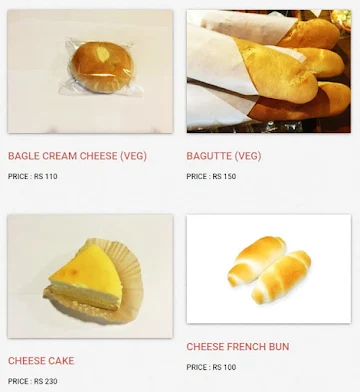 Sibang Bakery menu 