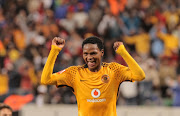 Wiseman Meyiwa of Kaizer Chiefs celebrates after scoring on debut during the Absa Premiership match against Cape Town City FC at Cape Town Stadium on September 13, 2017 in Cape Town, South Africa.