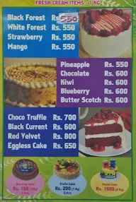 Lj Iyengars Cake Shop menu 3
