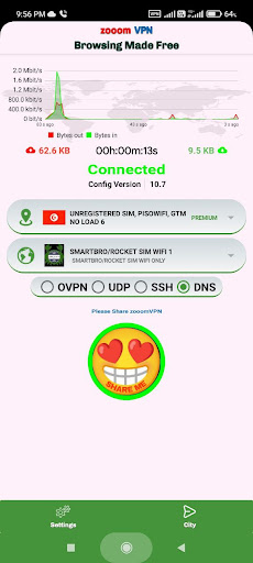 Screenshot ZOOOM VPN